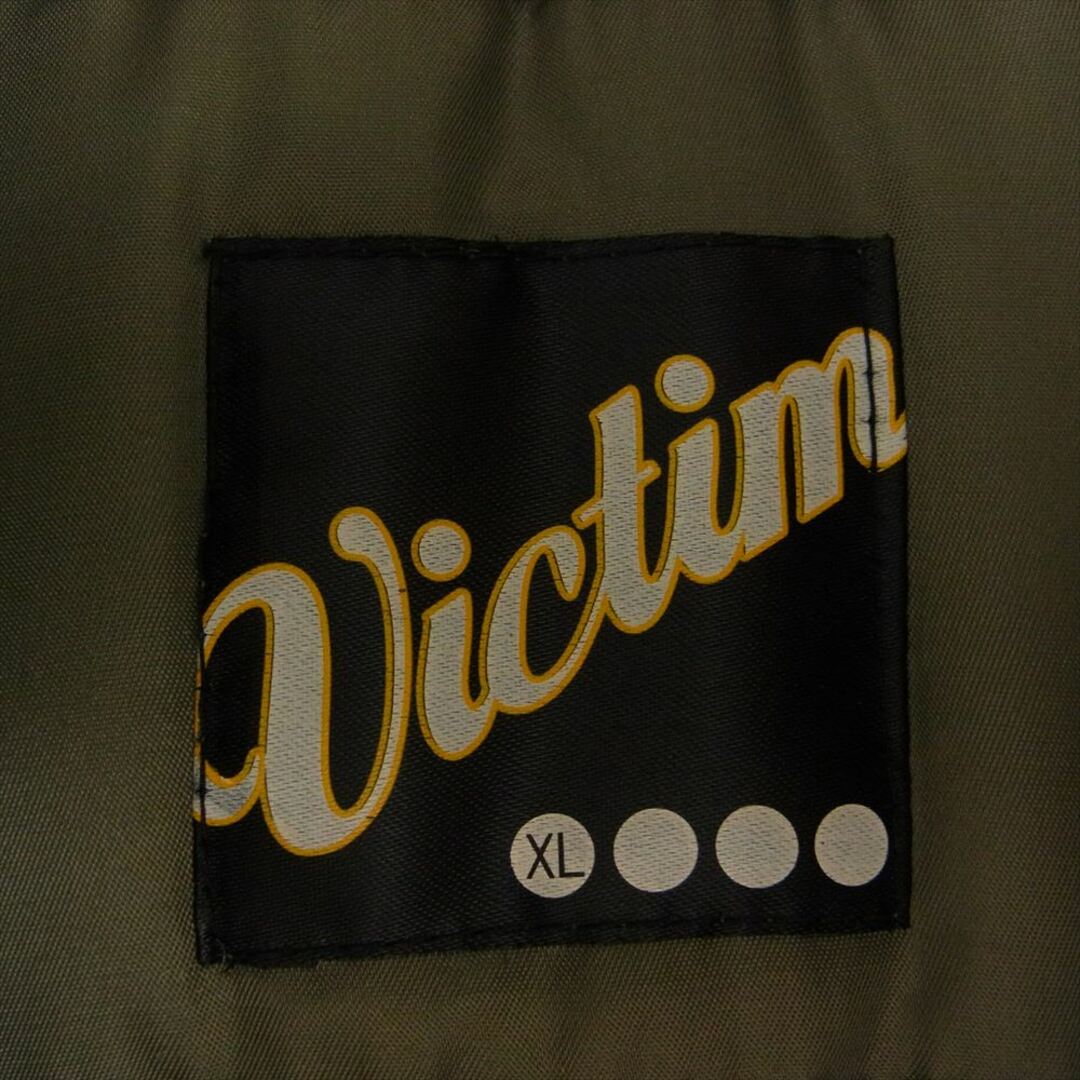 schott(ショット)のschott ショット ジャケット V83154 × VICTIM N-2B フライトジャケット モスグリーン系 XL/42【中古】 メンズのジャケット/アウター(その他)の商品写真