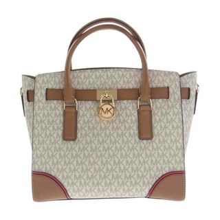 マイケルコース(Michael Kors)のMichael Kors マイケルコース ハンドバッグ 30H7GHMS1I HAMILTON ハミルトン 2WAY ショルダー ハンドバッグ オフホワイト系【中古】(ハンドバッグ)