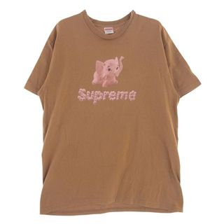 シュプリーム(Supreme)のSupreme シュプリーム Ｔシャツ 17SS Elephant Tee エレファント プリント 半袖 Tシャツ ブラウン系 XL【中古】(シャツ)