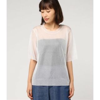 ウィゴー(WEGO)のWEGO ブラウニー 新品 ラメシアートップス Tシャツ 透け(Tシャツ(半袖/袖なし))