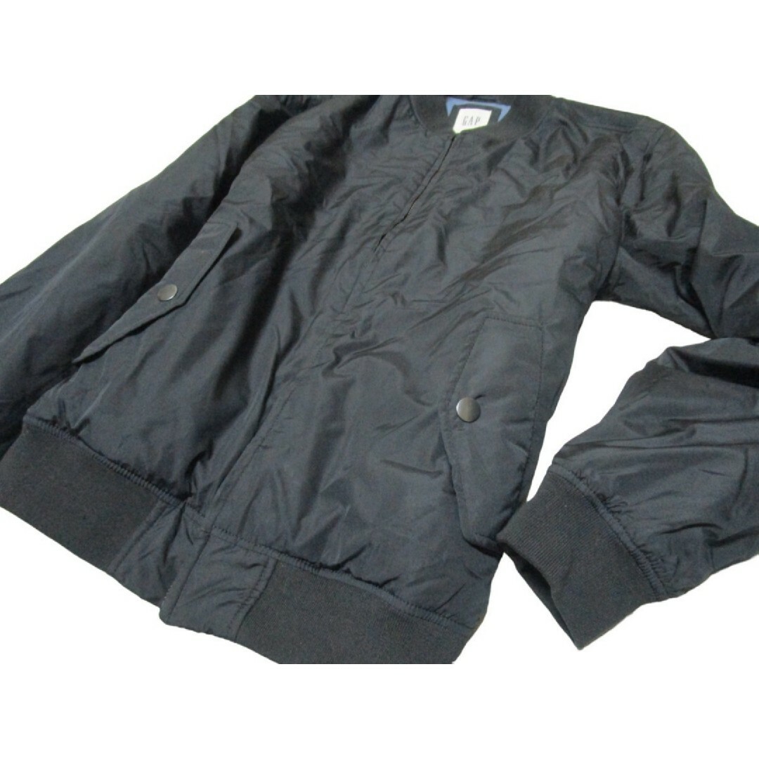 GAP(ギャップ)のメンズM◇GAP◇ボンバージャケット 黒 メンズのジャケット/アウター(ブルゾン)の商品写真