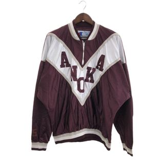 チャンピオン(Champion)の80年代 USA製 Champion チャンピオン ANOKA ハーフジップ プルオーバー ジャケット カレッジ  (メンズ 50) 中古 古着 P7834(その他)