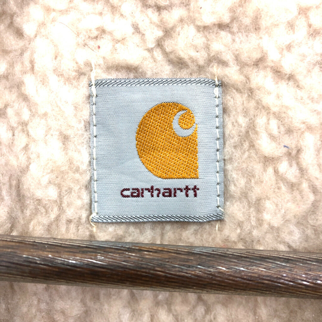 carhartt(カーハート)のCarhartt カーハート ダック ワーク ボア ベスト トップス アメカジ ブラウン (メンズ XL相当) 中古 古着 P7836 メンズのトップス(ベスト)の商品写真
