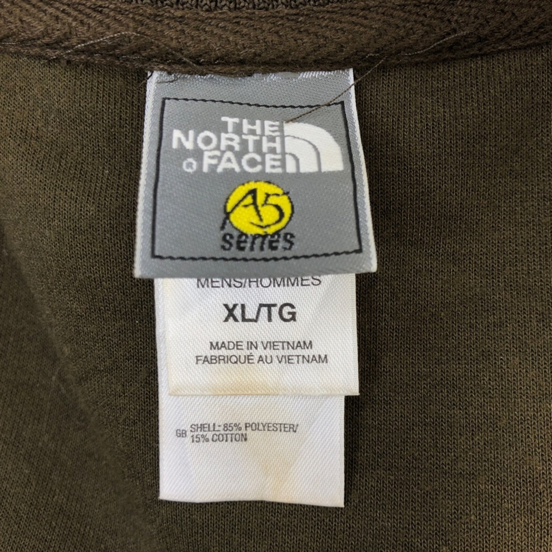 THE NORTH FACE(ザノースフェイス)のTHE NORTH FACE ノースフェイス A5 Series トラックジャケット アウター アウトドア カーキ (メンズ XL) 中古 古着 P7842 メンズのジャケット/アウター(その他)の商品写真