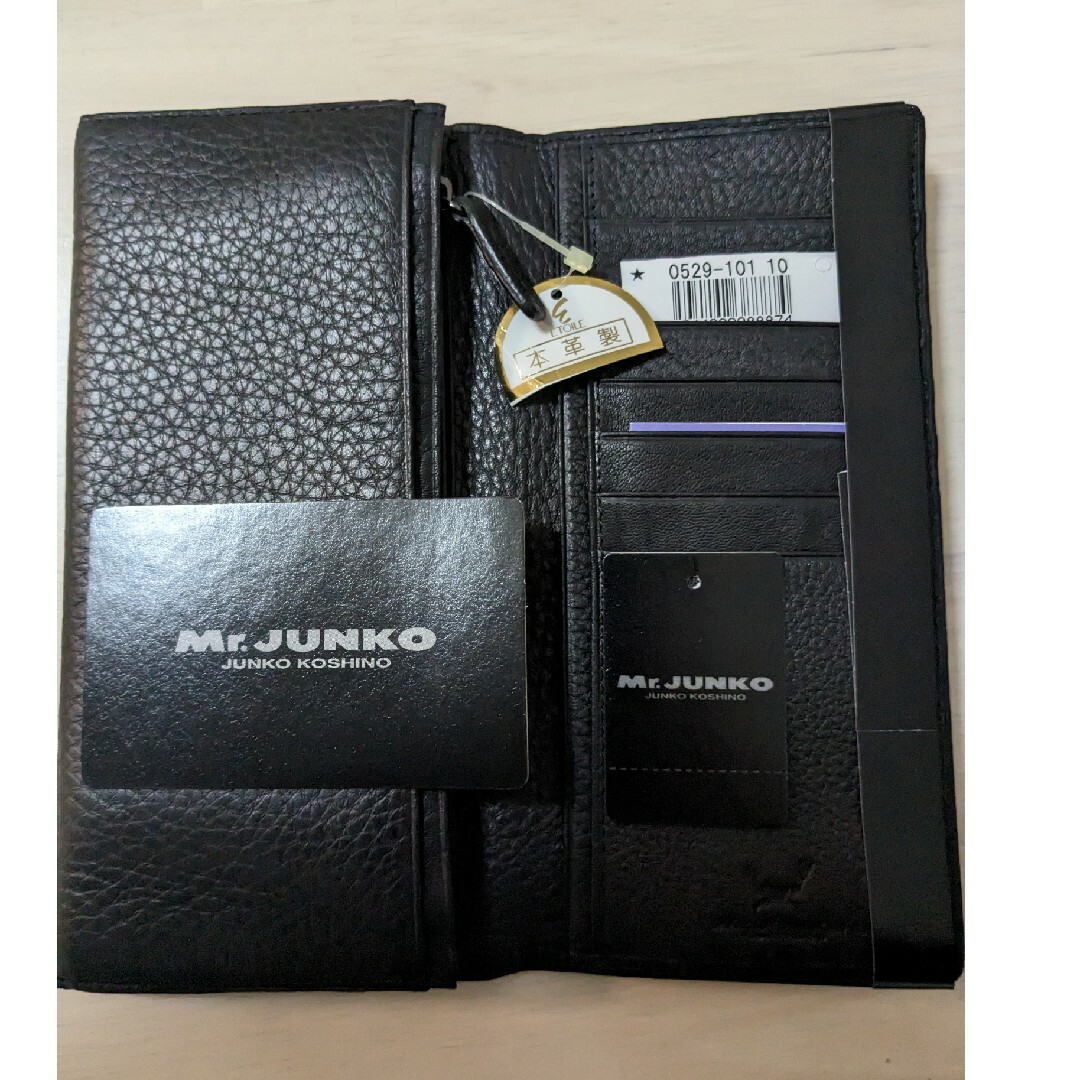 Mr.Junko(ミスタージュンコ)の【未使用】ミスタージュンコ　本革長財布　ブラック メンズのファッション小物(長財布)の商品写真