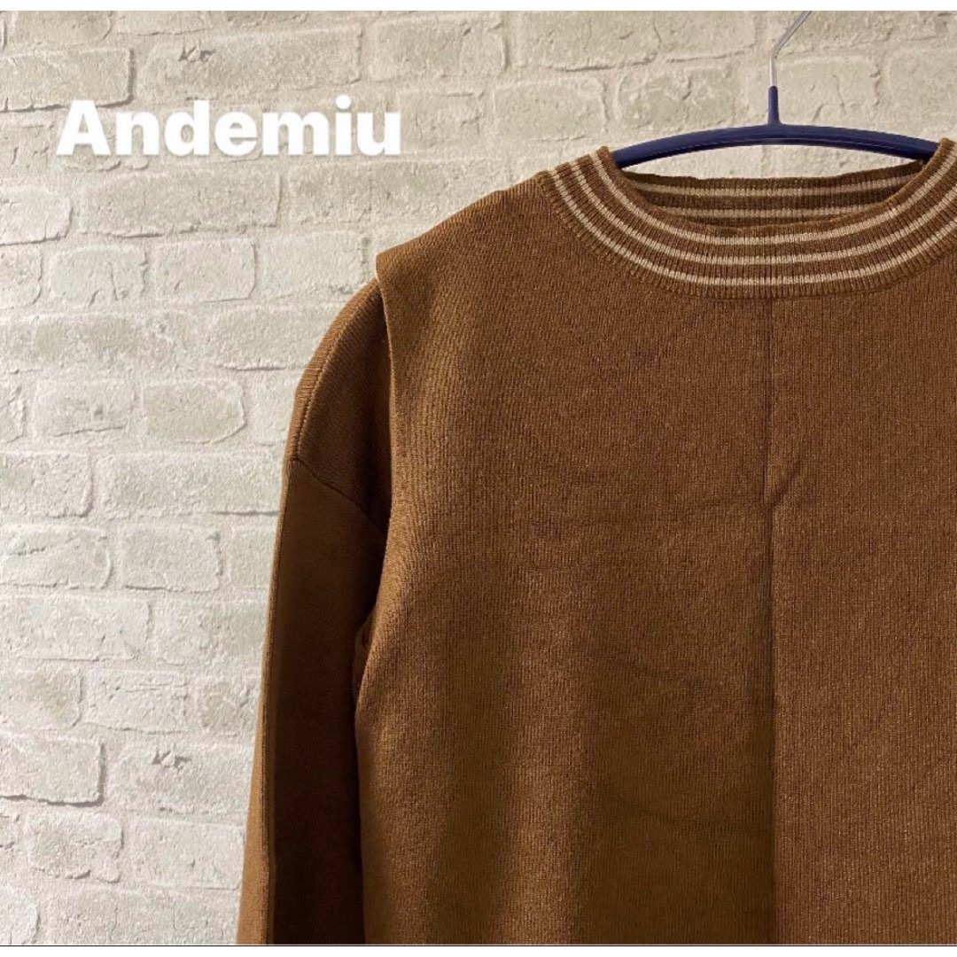 Andemiu(アンデミュウ)の【最終値下げ】Andemiu 2way Vネックセーター レディースのトップス(ニット/セーター)の商品写真