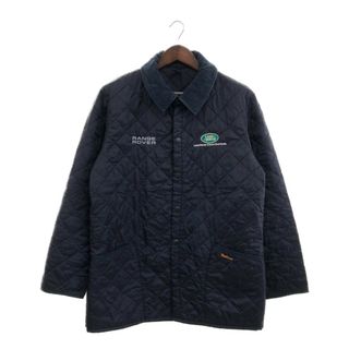 バーブァー(Barbour)のBarbour バブアー LIDDESDALE JACKET キルティング ジャケット ロゴ 刺繍  アウター カジュアル ネイビー (メンズ L) 中古 古着 P7884(その他)