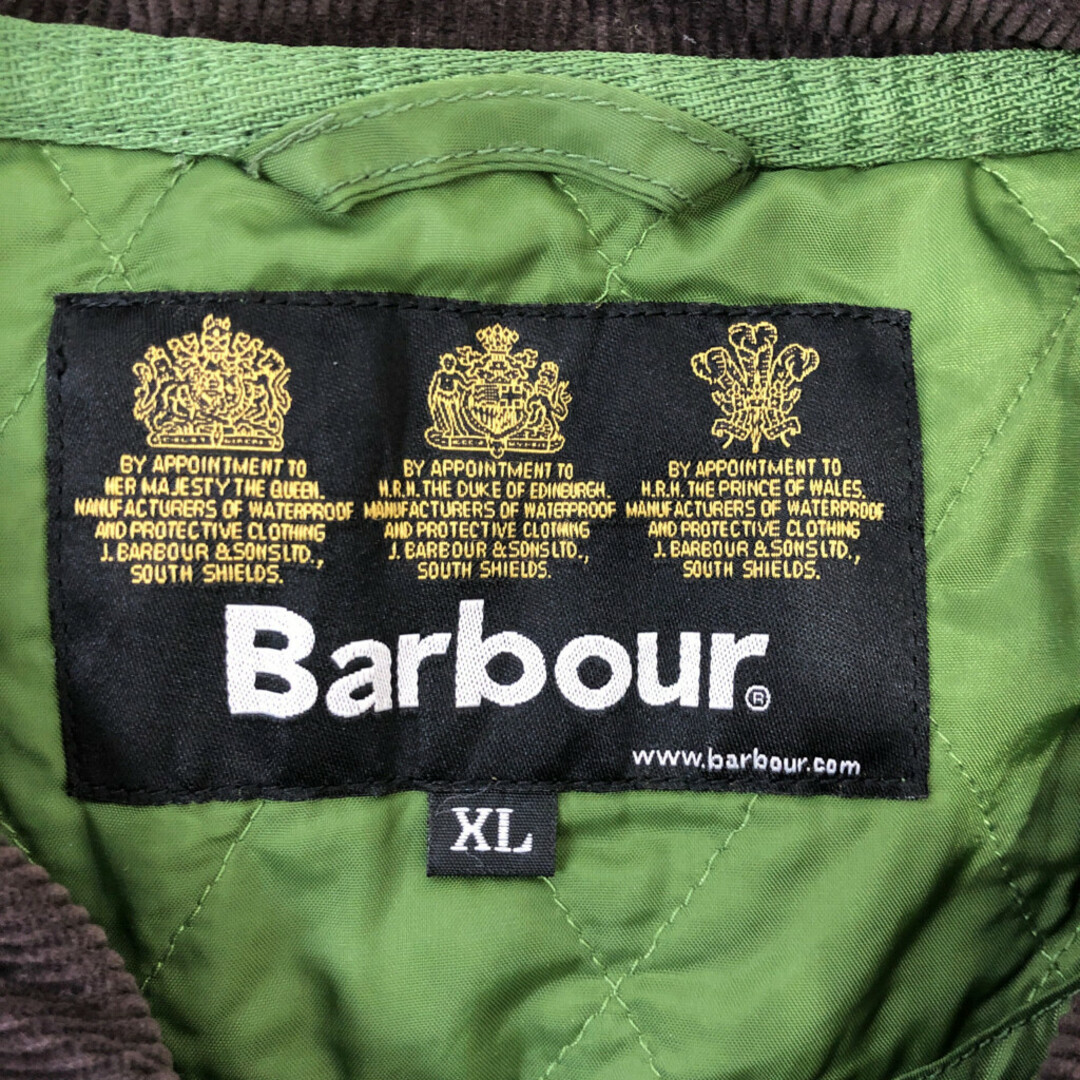 Barbour(バーブァー)のBarbour バブアー LIGHTWEIGHT LIDDESDALE JACKET キルティング ジャケット アウター グリーン (メンズ XL) 中古 古着 P7885 メンズのジャケット/アウター(その他)の商品写真