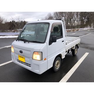 スバル(スバル)の軽トラ 最終サンバー EL付4WD AC パワステ あおりチェーン 車検たっぷり(車体)