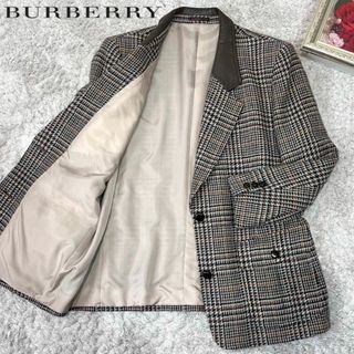 BURBERRY - ほぼデッドストック 希少 オールドバーバリー 金釦 ダブル