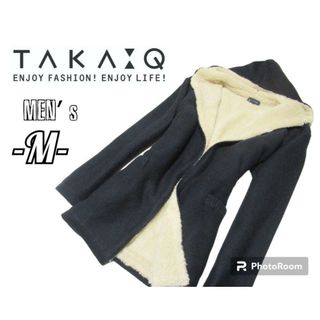 タカキュー(TAKA-Q)のメンズM◇TAKA.Q◇裏地起毛フーディー 羽織りカーディガン(カーディガン)