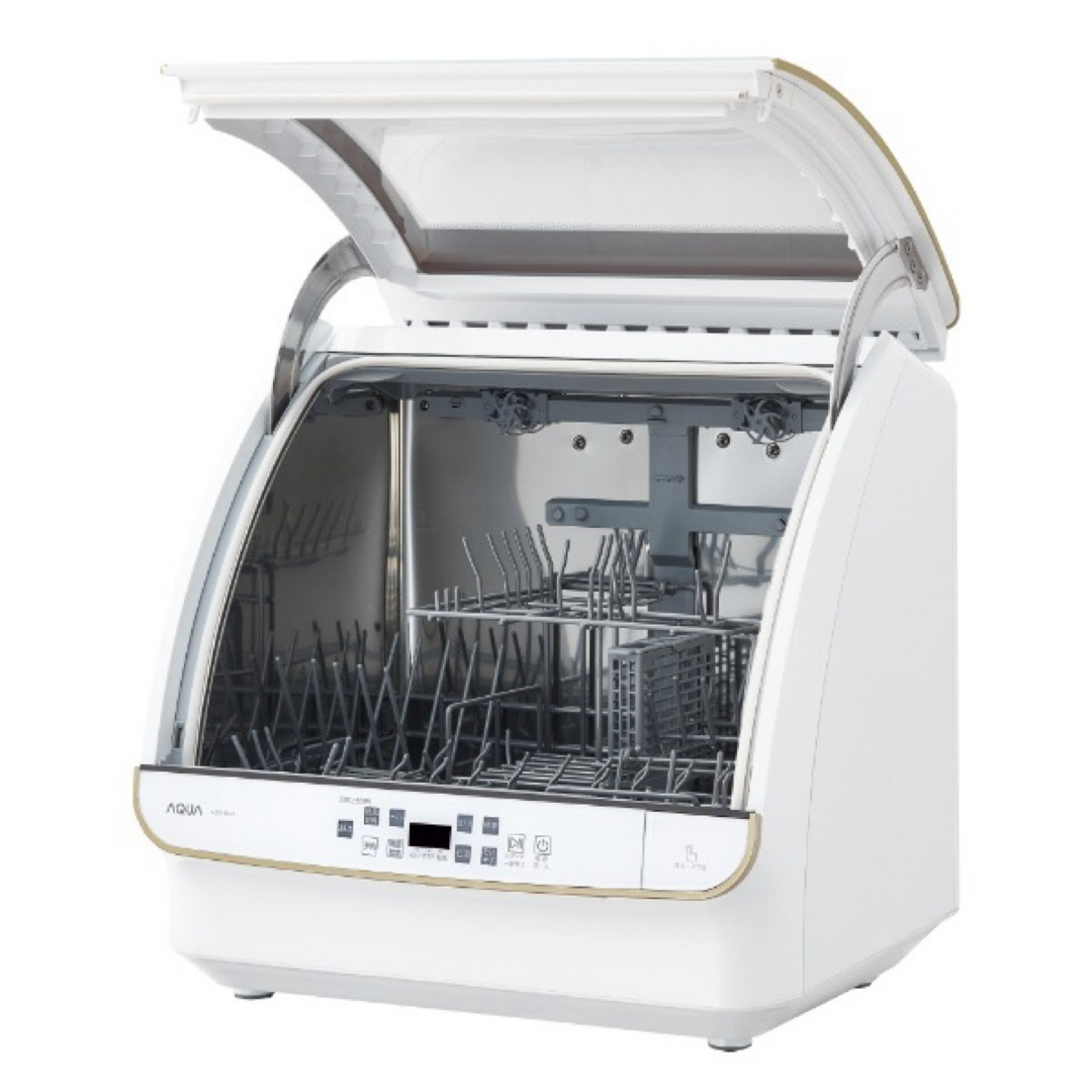 AQUA AQUA(アクアアクア)の新品未開封　AQUA アクア　食器洗い乾燥機　食洗機　ADW-GM3 4人用 スマホ/家電/カメラの生活家電(食器洗い機/乾燥機)の商品写真