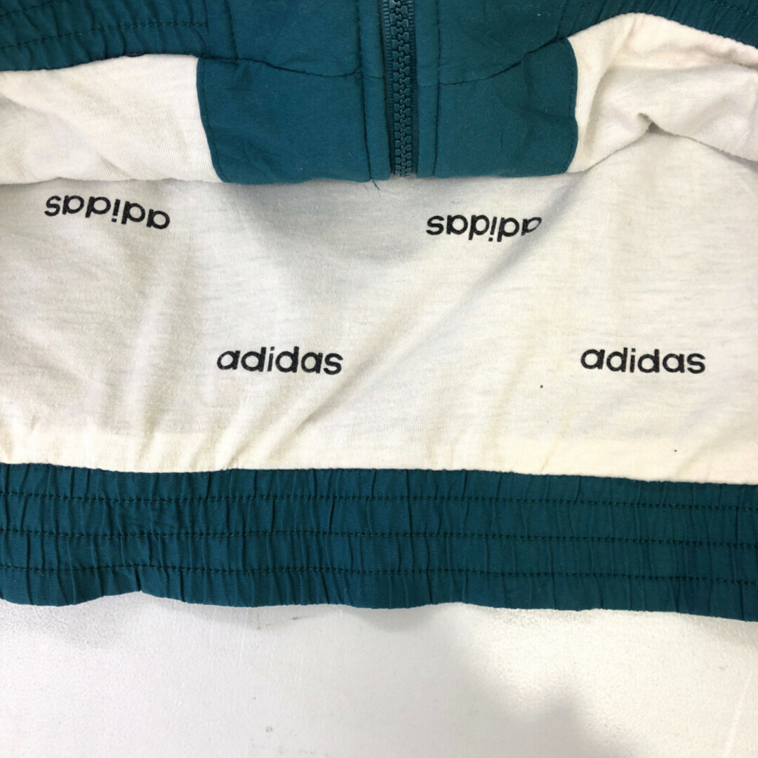 adidas(アディダス)の90年代 adidas アディダス トラックジャケット ジャケット アウター スポーツ グリーン (メンズ M) 中古 古着 P7941 メンズのジャケット/アウター(その他)の商品写真