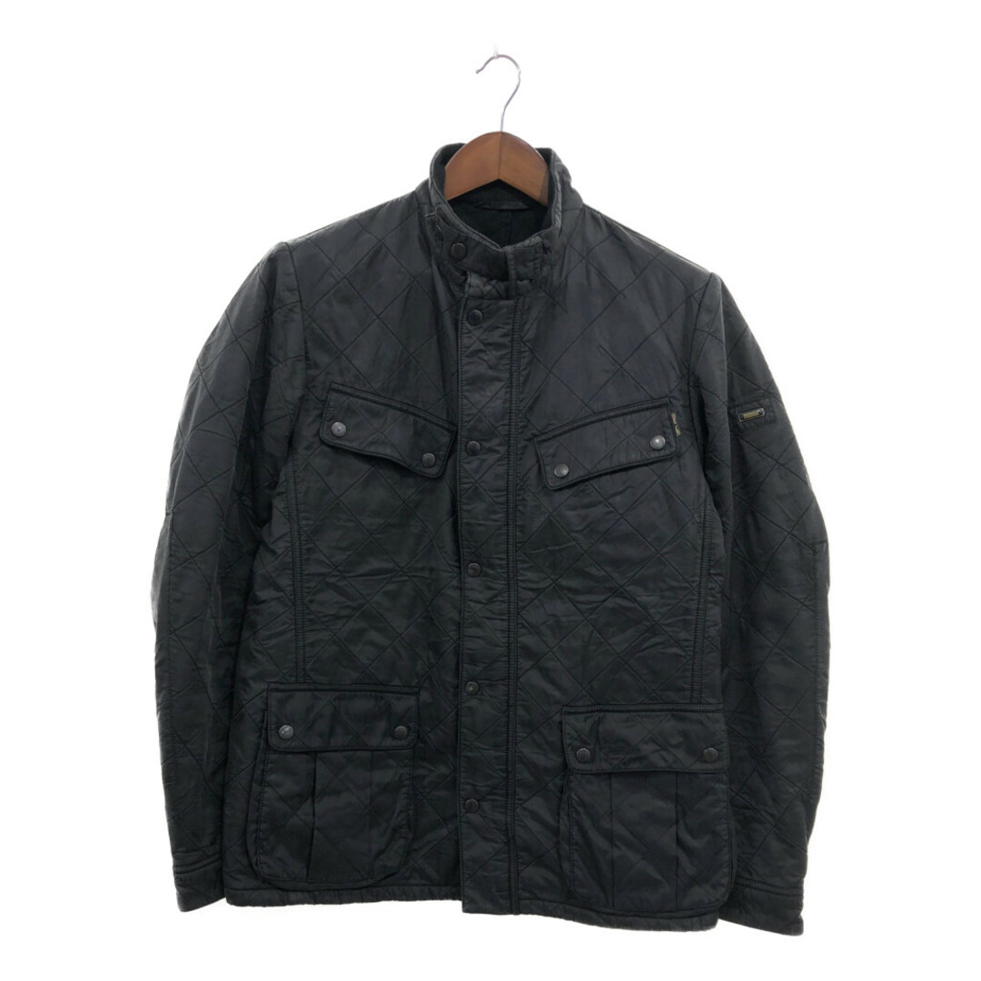 Barbour(バーブァー)のBarbour バブアー ARIEL POLAR QUILT アリエル ポーラー キルト キルティング ジャケット アウター ブラック (メンズ L) 中古 古着 P7935 レディースのジャケット/アウター(その他)の商品写真