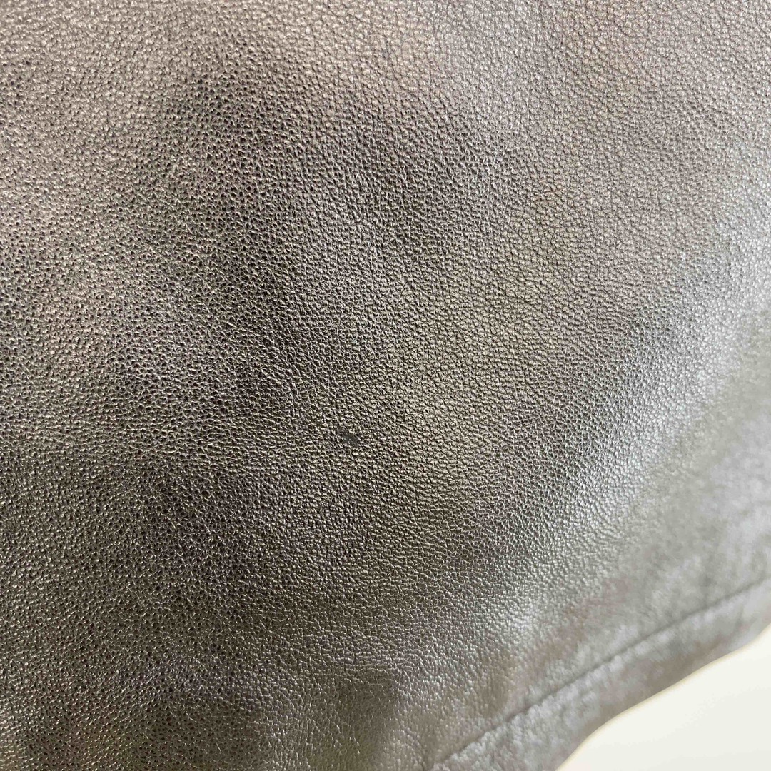 メンズ  レザー 羊革 ジャケット  ブラック スエード切り替え メンズのジャケット/アウター(レザージャケット)の商品写真