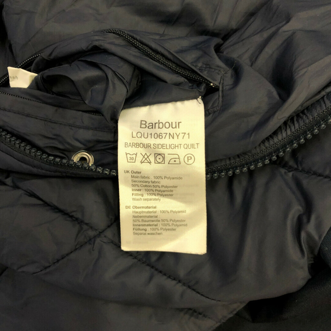 Barbour(バーブァー)のBarbour バブアー SIDELIGHT QUILT キルティング ジャケット アウター ネイビー (レディース 8) 中古 古着 P7981 レディースのジャケット/アウター(その他)の商品写真