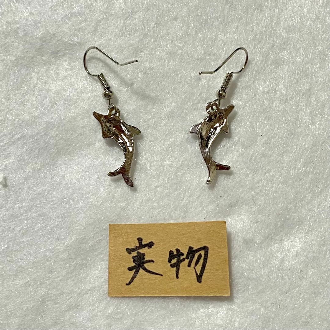 さかな ピアス ハワイアン ブルー フック フィッシュ 魚 魚類 海 島 砂  レディースのアクセサリー(ピアス)の商品写真