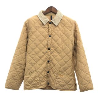 バーブァー(Barbour)のイングランド製 Barbour バブアー ESKDALE エスクデール キルティング ジャケット アウター ベージュ (メンズ M) 中古 古着 P8108(その他)