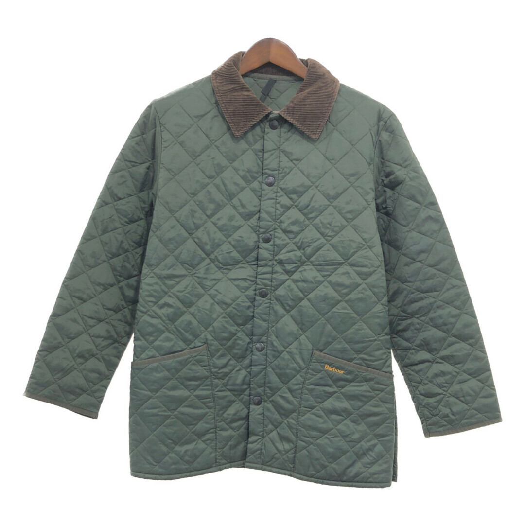 Barbour(バーブァー)のイングランド製 Barbour バブアー LIDDESDALE リデスデイル キルティング ジャケット アウター カーキ (メンズ M) 中古 古着 P8109 メンズのジャケット/アウター(その他)の商品写真