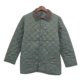 バーブァー(Barbour)のイングランド製 Barbour バブアー LIDDESDALE リデスデイル キルティング ジャケット アウター カーキ (メンズ M) 中古 古着 P8109(その他)