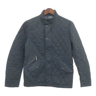 バーブァー(Barbour)のBarbour バブアー SHEEN HULHAM キルティング ジャケット アウター ブラック (メンズ S) 中古 古着 P8110(その他)