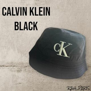 カルバンクライン(Calvin Klein)のCALVIN CLEIN カルバンクライン ハット ブラック 新品未使用(ハット)