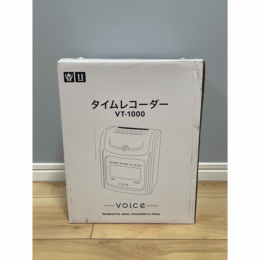 VOICE(ボイス)のVOICEタイムレコーダー VT-1000セット インテリア/住まい/日用品のオフィス用品(OA機器)の商品写真