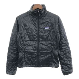 パタゴニア(patagonia)のpatagonia パタゴニア ナノパフジャケット PRIMALOFT プリマロフト アウター アウトドア 防寒 ブラック (レディース S) 中古 古着 P8257(その他)