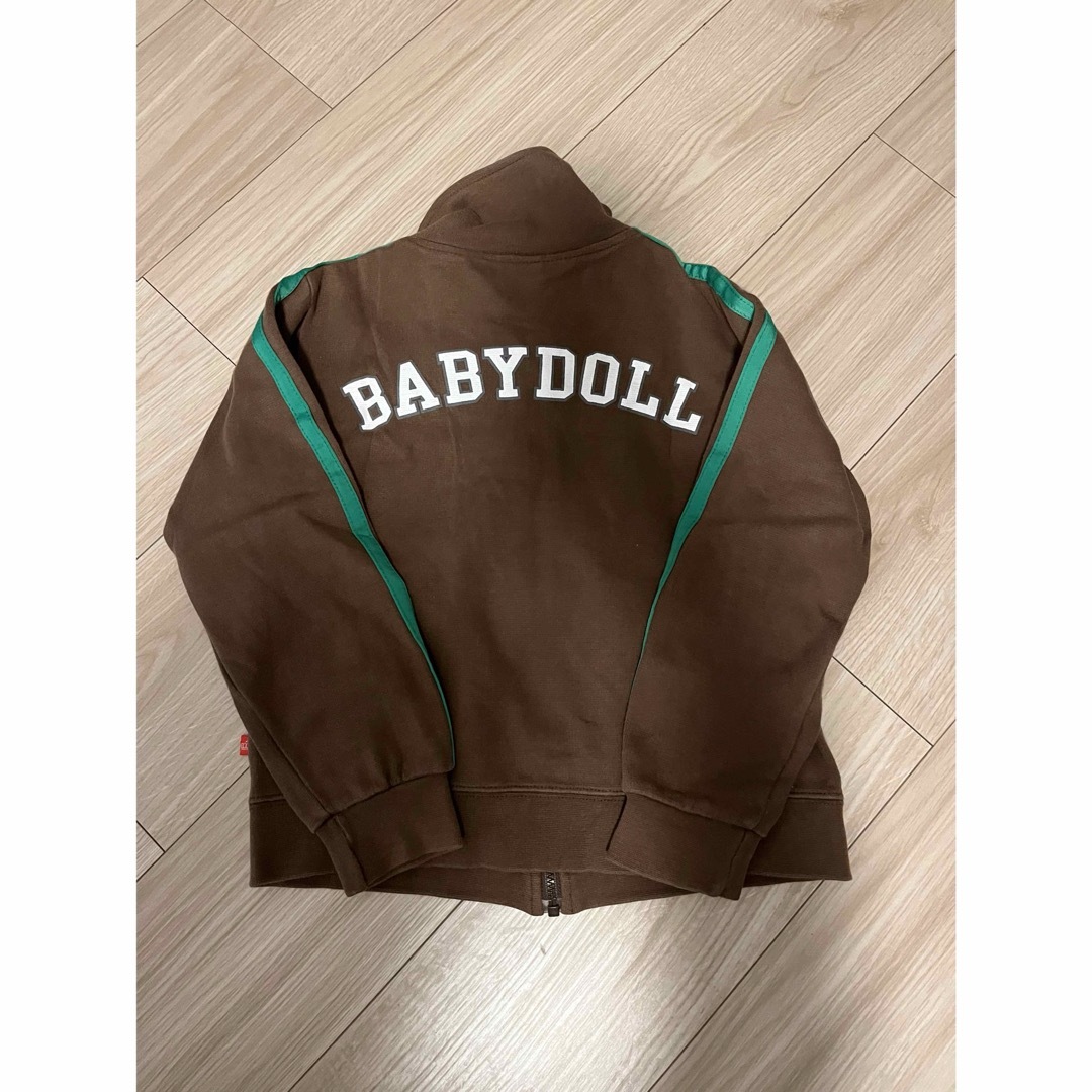 BABYDOLL(ベビードール)のBABY DOLL ジャージ　ブラウン　120 キッズ/ベビー/マタニティのキッズ服女の子用(90cm~)(ジャケット/上着)の商品写真