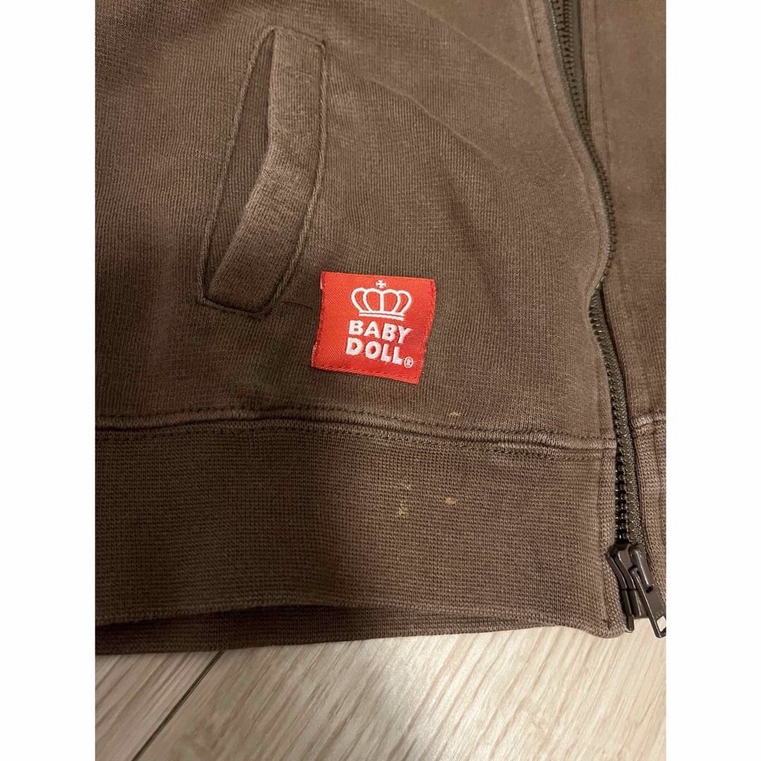 BABYDOLL(ベビードール)のBABY DOLL ジャージ　ブラウン　120 キッズ/ベビー/マタニティのキッズ服女の子用(90cm~)(ジャケット/上着)の商品写真