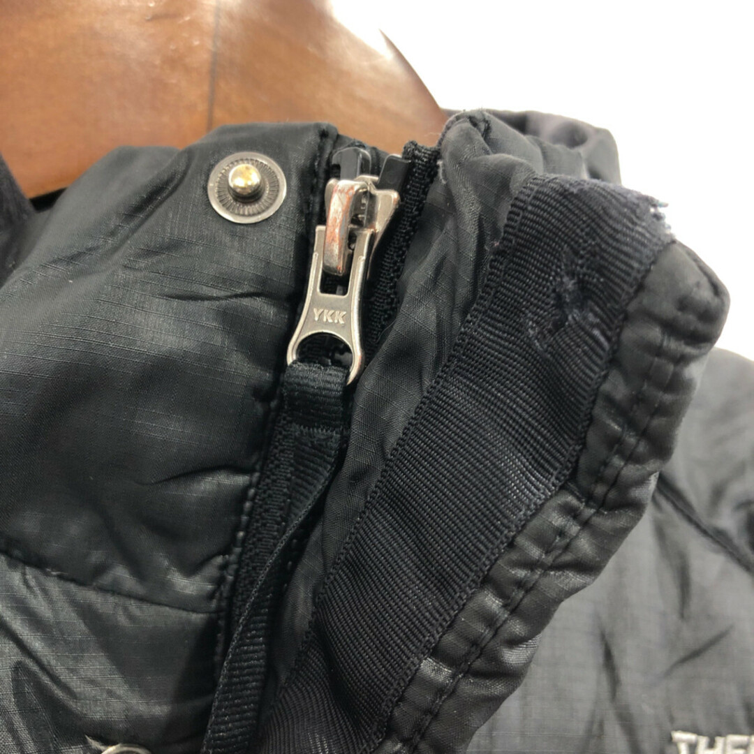 THE NORTH FACE(ザノースフェイス)のTHE NORTH FACE ノースフェイス ダウンジャケット アウター アウトドア 防寒 550フィルパワー ブラック (ガールズ 10/12) 中古 古着 P8317 キッズ/ベビー/マタニティのキッズ服女の子用(90cm~)(ジャケット/上着)の商品写真