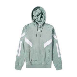 アディダス(adidas)のAdidas cutline hoody medium silver green(パーカー)