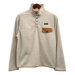 パタゴニア(patagonia)のpatagonia パタゴニア スナップT フリースジャケット アウター アウトドア ベージュ (レディース S) 中古 古着 P8331(その他)