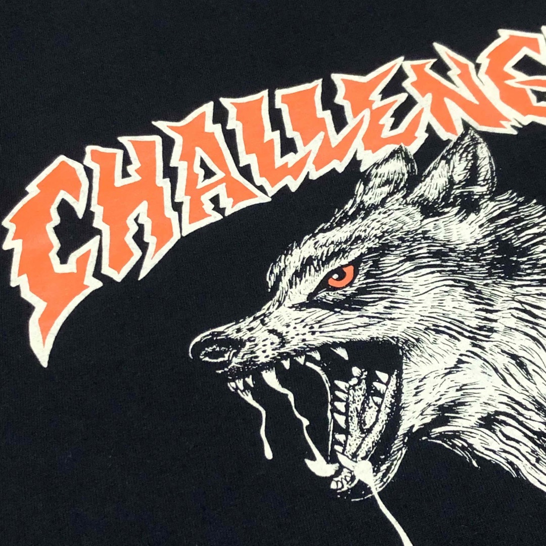 希少 CHALLENGER チャレンジャー tシャツ ビックウルフロゴ入り 美品 メンズのトップス(Tシャツ/カットソー(半袖/袖なし))の商品写真