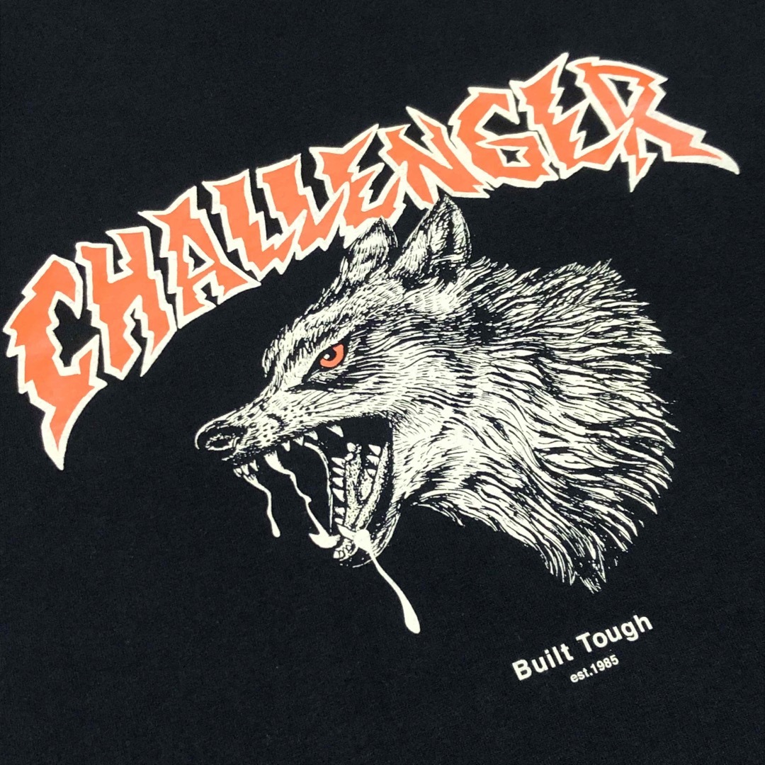 希少 CHALLENGER チャレンジャー tシャツ ビックウルフロゴ入り 美品 メンズのトップス(Tシャツ/カットソー(半袖/袖なし))の商品写真