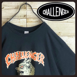 希少 CHALLENGER チャレンジャー tシャツ ビックウルフロゴ入り 美品(Tシャツ/カットソー(半袖/袖なし))