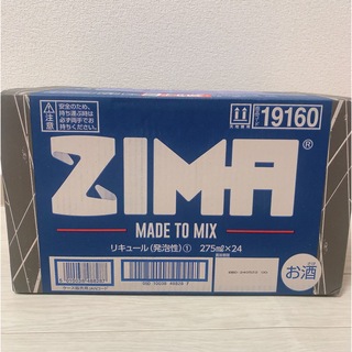 【新品•未使用】ZIMA リキュール（発泡性）275ml×24本(リキュール/果実酒)