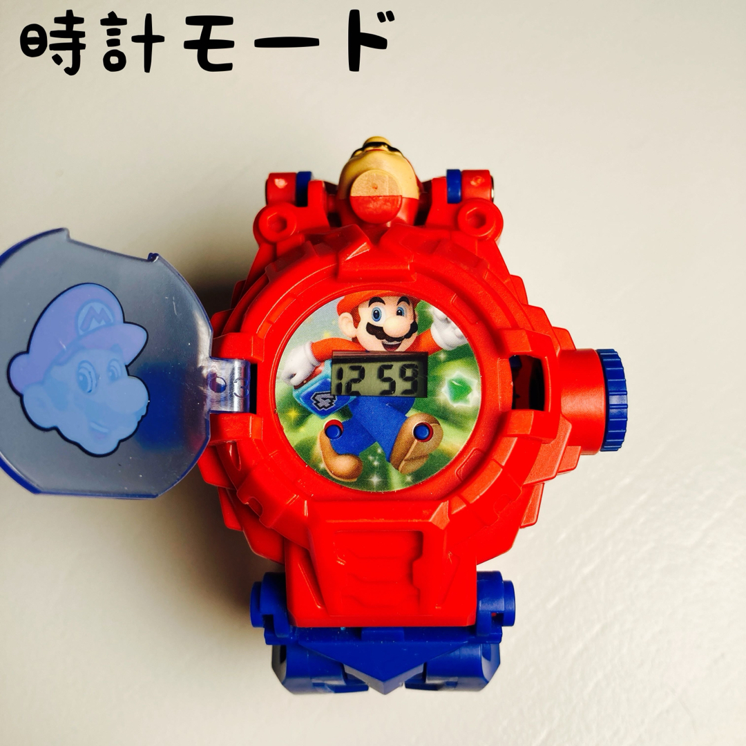 【新品未使用品】マリオ　プロジェクター腕時計ウォッチ キッズ/ベビー/マタニティのこども用ファッション小物(腕時計)の商品写真