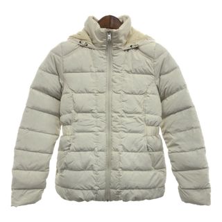 ザノースフェイス(THE NORTH FACE)のTHE NORTH FACE ノースフェイス ダウンジャケット アウター アウトドア 防寒 ホワイト (レディース S) 中古 古着 P8460(ダウンジャケット)