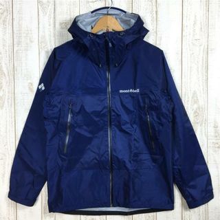 モンベル(mont bell)のMENs S  モンベル レイントレッカー ジャケット ドライテック3L防水透湿 レインシェル フーディ MONTBELL 1128596 ネイビー系(その他)