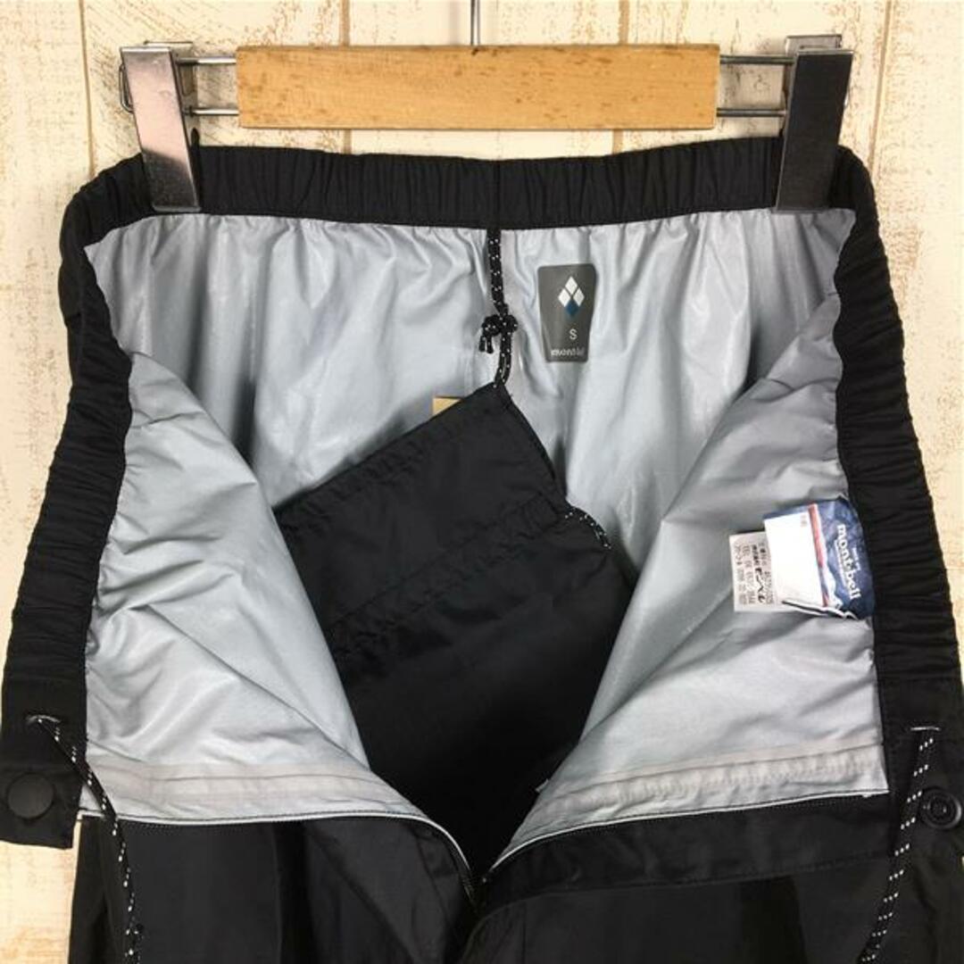 mont bell(モンベル)のMENs S  モンベル レイントレッカー パンツ ドライテック3L防水透湿 レインシェル レインパンツ MONTBELL 1128598 ブラック系 メンズのメンズ その他(その他)の商品写真