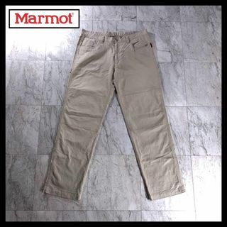 マーモット(MARMOT)の古着 Marmot ダブルニー ペインター ワーク パンツ ベージュ XL(ワークパンツ/カーゴパンツ)