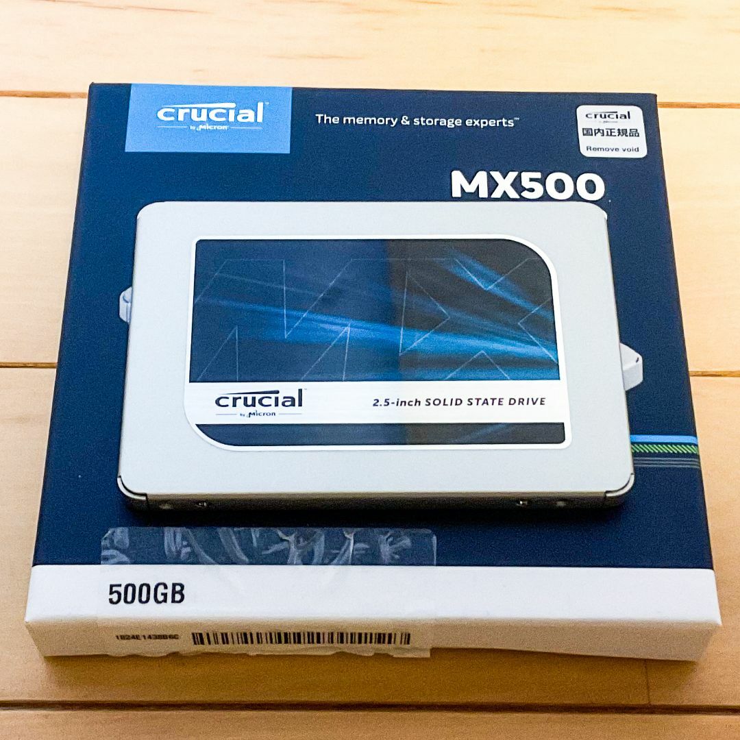 crucial(クルーシャル)のCrucial MX500 500GB SSD スマホ/家電/カメラのPC/タブレット(PCパーツ)の商品写真