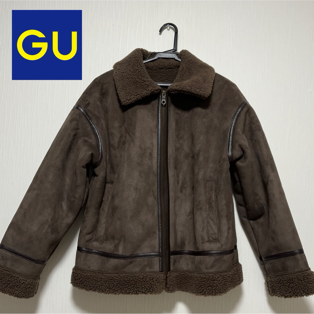 GU(ジーユー)のGU ムートンコート アウター サイズM レディースのジャケット/アウター(ムートンコート)の商品写真