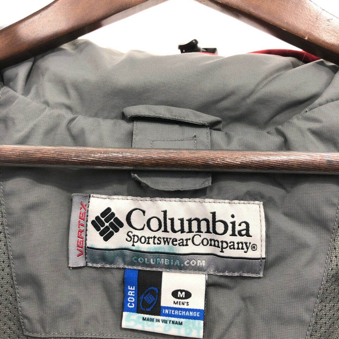 Columbia(コロンビア)のColumbia コロンビア Vertex Bugaboo マウンテンパーカー アウター アウトドア 防水 キャンプ グレー (メンズ M) 中古 古着 P8617 メンズのジャケット/アウター(マウンテンパーカー)の商品写真