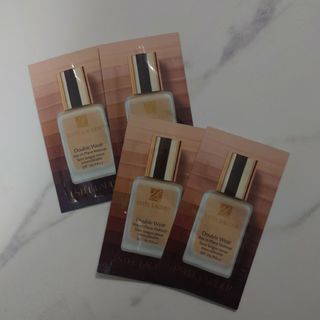 エスティローダー(Estee Lauder)のエスティローダー ダブルウェア　サンプル　４包　ステイインプレイスメイクアップ(サンプル/トライアルキット)