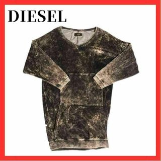 ディーゼル(DIESEL)のDIESEL　ディーゼル　ベロア　ワンピース　ブラウン(ひざ丈ワンピース)