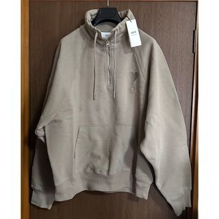 マルタンマルジェラ(Maison Martin Margiela)の新品 AMI Paris グラフィック ハイネック ハーフジップ スウェット(スウェット)