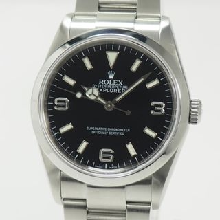 ロレックス(ROLEX)のROLEX エクスプローラー1 自動巻き SS ブラック文字盤 Z番(腕時計(アナログ))