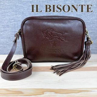 イルビゾンテ(IL BISONTE)のイルビゾンテ IL BISONTE ショルダーバッグ クロスボディ ブラウン(ショルダーバッグ)